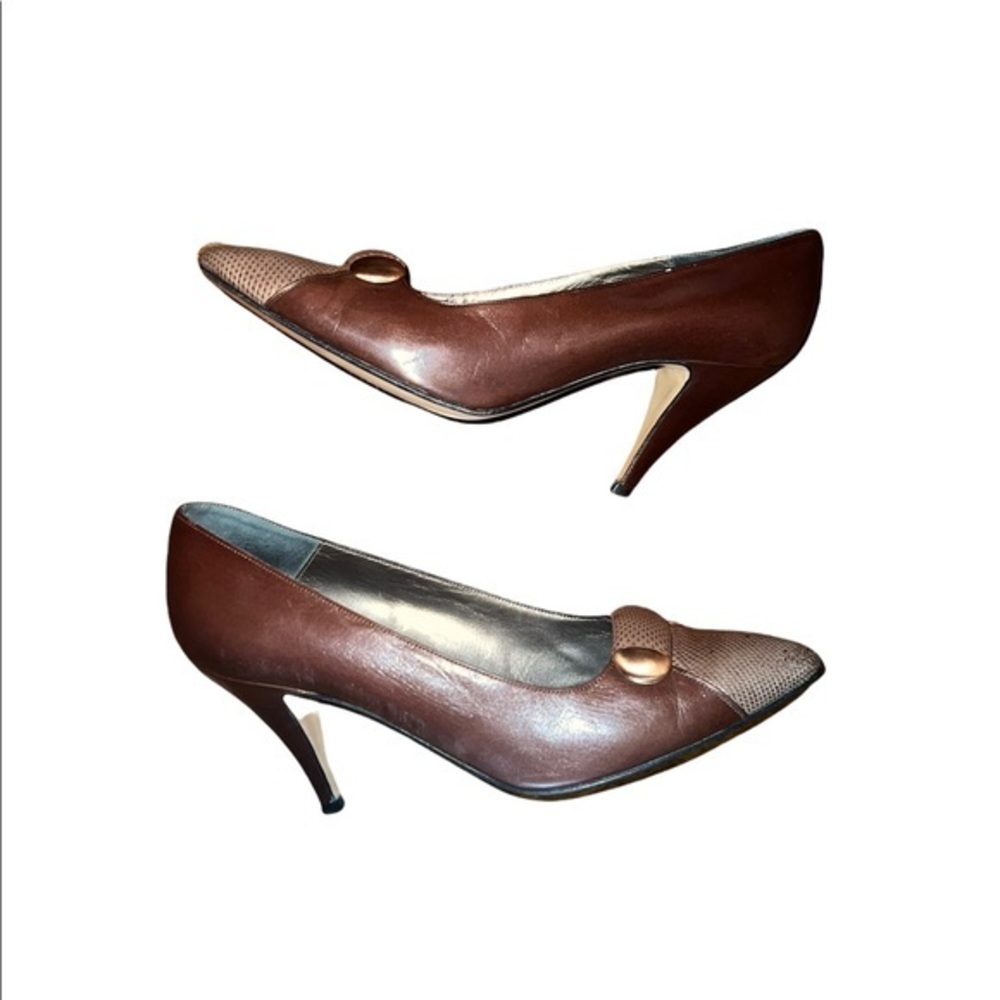 BALLY 613 709 brown Vero Cuoio heels size  8